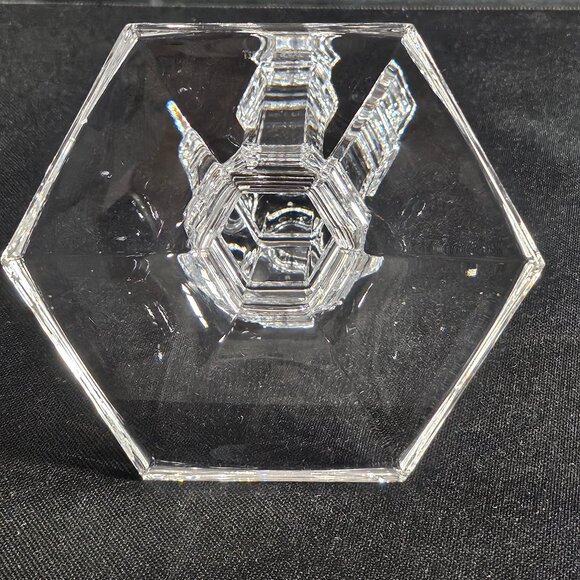 Pair of Tiffany And Company Windham Crystal Candle Holders 8 Inches Tall - Picture 4 of 12